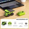 1/64 Rc Excavator Desktop Mini Rc Car Remote Control Truck Engineering Vehicle Toy Trucks Children Toys Boys Kid Christmas Gifts