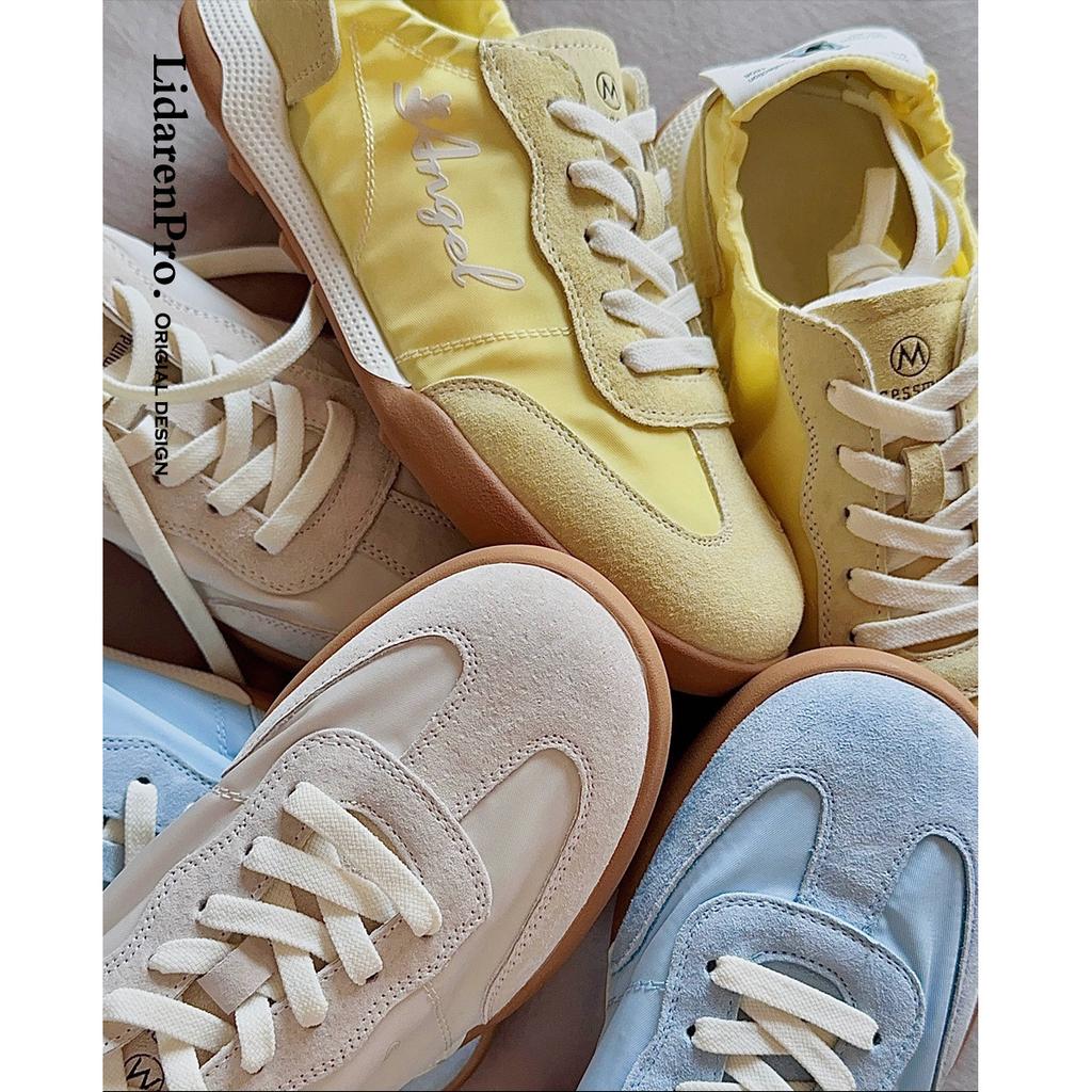 [Uncle Shoes] Ballet Dexun Shoes Soft-soled Breathable Forrest Gump Shoes Women's 2025 New Summer Lightweight Sports Little White Shoes