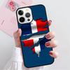 Dominikanische Republik Flagge Handyhüllen Cover Für iPhone 17 Air 16 15 14 12 13 11 Pro MAX apple Plus Hülle