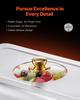8 Qt 4 Pack Rectangle Chafing Dish Buffet Set Fullsize Pan Stainless Steel