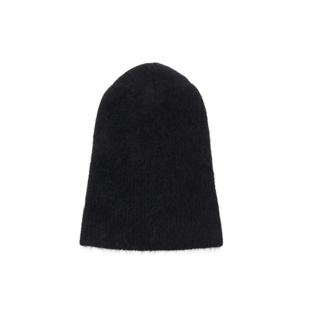 Ssideuneuwa Angora Beanie (Black)