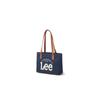 New Lee Leather Tote Bag, Shopping Bag, Shoulder Bag Regular Women's Dark Blue/Light Blue LE250115M