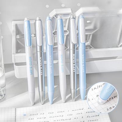 1 Τμχ Απλότητα Φοιτητικό Σβήσιμο Γέλης Στυλό για Κορίτσι Αγόρι Δημιουργική Σειρά Μονόχρωμη Χαρτικά Στυλό Γέλης 0.5mm Μαύρο Μελάνι Γραφής