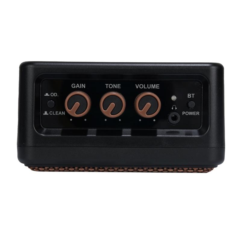 Small Guitar Amplifier Portable Wireless Electric Guitar Amplifier Practice Guitar Amp with Clean & Overdrive Channels