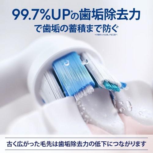 Brązowa Wymienna Szczoteczka Oral B iO Oryginalna Gentle Care zapas na 1 rok (4 części) [Dla serii iO] iORBSW-4EL