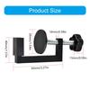 4Pcs 10-57mm Reversed Woodworking C-Clamp Adjustable Table Clamp Adjustable Work Surfaces Mounting Bracket Enduring