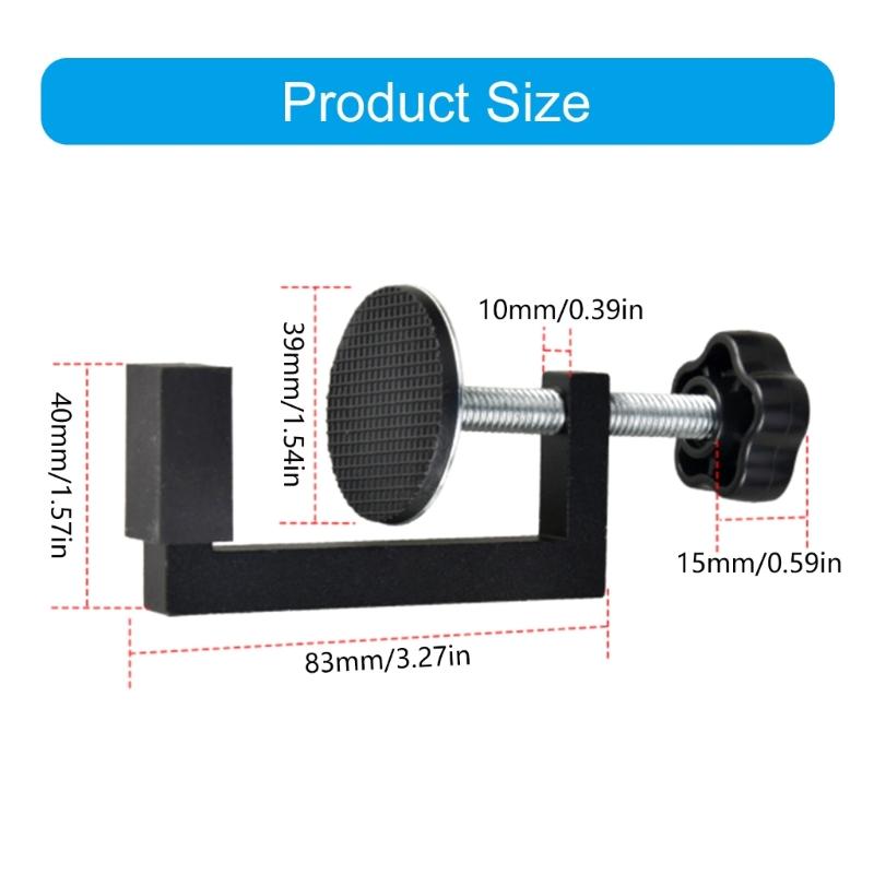 4Pcs 10-57mm Reversed Woodworking C-Clamp Adjustable Table Clamp Adjustable Work Surfaces Mounting Bracket Enduring