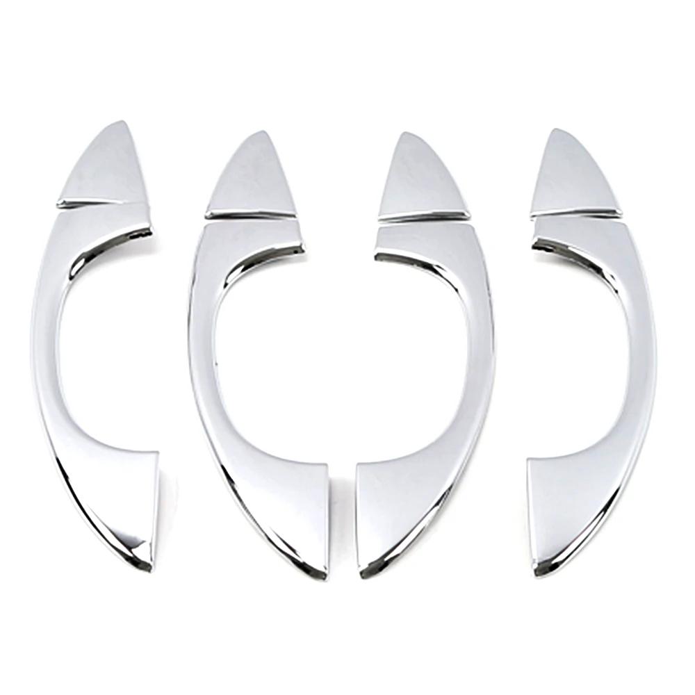 

Для Volkswagen VW T-ROC Atlas Teramont 2017-2024 хромированная внешняя боковая дверная ручка, молдинг, рамка отделки для Skoda Octavia