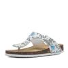 Fashion New Summer Cork Slippers Shoe Women Casual Mixed Color PU Flip Flops Holiday Beach Slides Flat With Plus Size 35-45
