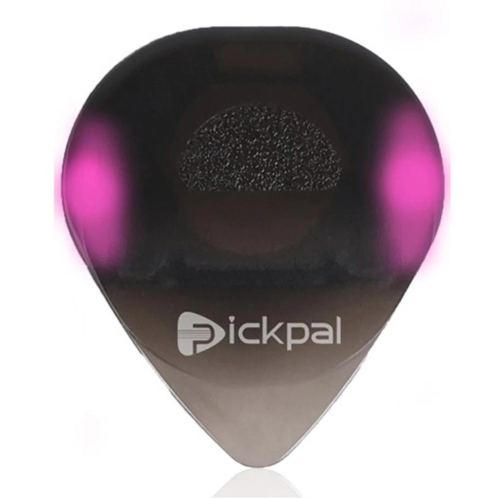 Guitar Picks 1 Pcs with High-Sensitivity LED Light Musical Instrument Glowing Plectrum Non-Slip for Bass Electric Guitarists