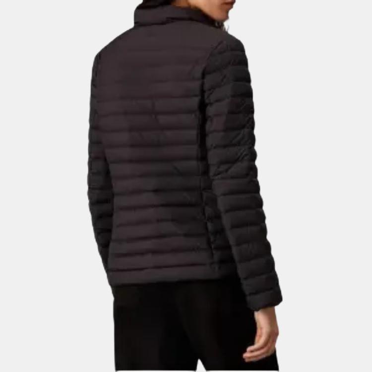 Calvin Klein Stand Collar Zipper Side Pocket Blended Jacket Women jackets Black K20K207285-BEH