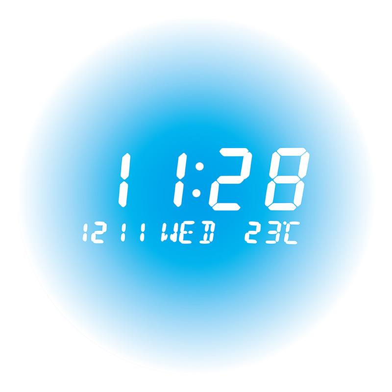 LED Wall Clock Creative Clock Living Room Home Bedroom Silent Clock Nordic Style Fashion Wall Clock