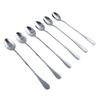 6Pcs Stainless Steel Dessert Spoons Coffee Spoon For Rice And Soup/cereal/stew/chili/ravioli Multifunctional Kitchen Appliance