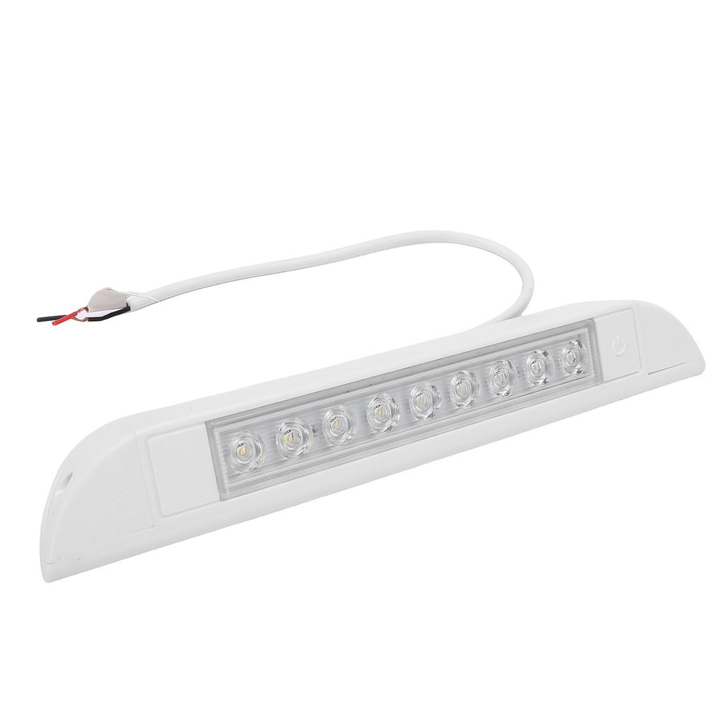 10 Inch RV LED Awning Porch Light 6000K Cool 12V 24V Down Angle Beam Utility Light Fixture for Truck Trailer Camping Car