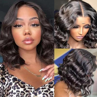 Front Lace Wig, Hot-selling European and American Wig Women's Short Curly Hair Curl Full Head Cover Wig Spot