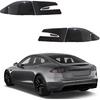Car Rear Tail Light Cover Compatible with Tesla Model S 2012-2021 Smoked Taillight Shell Trim Cover Tail Light Lamp Cover Guard Trim Frame Protect