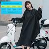 Cycling Raincoat Adult Men and Women Lightweight Pure Color Long Sleeves Electric Car Bicycle Poncho Outdoor Cycling Rainproof