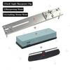 Stainless Steel Sink Sharpening Stone Holder Adjustable Length Whetstone Non-slip Base Knife Sharpener Grindstone Accessories