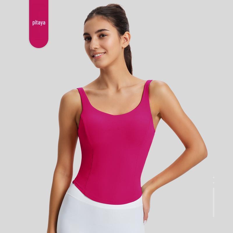 

Shockproof Women s Sports Bra with Chest Pad - Running & Yoga Vest 2XL