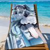 Game Aris Tendou Alice B-Blue A-Archive Towel Sports Quick Dry Travel Camping Gear Sandproof Soft Light Large Beach Towel