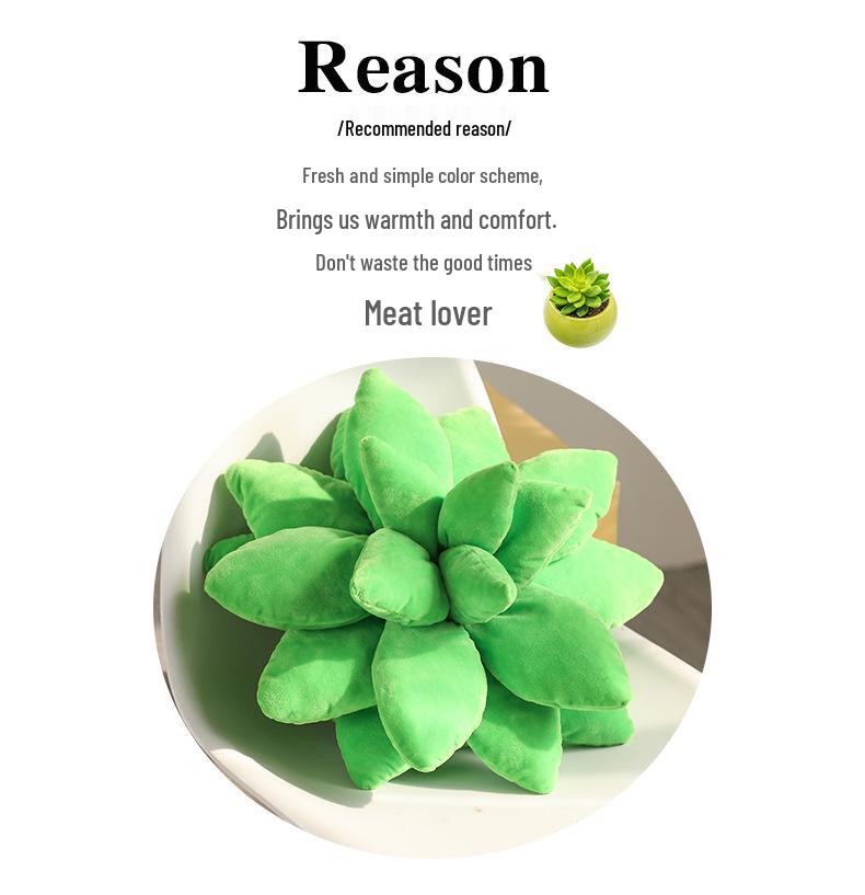 Cross-Border Succulent Plush Pillow Toy - Cute Plant Pillow for Kids