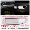 Seat Adjust Panel / Head Lamp Light / Glove Box Sequin / Window Lift Cover Trim Accessories For Peugeot 3008 5008 GT 2017 -