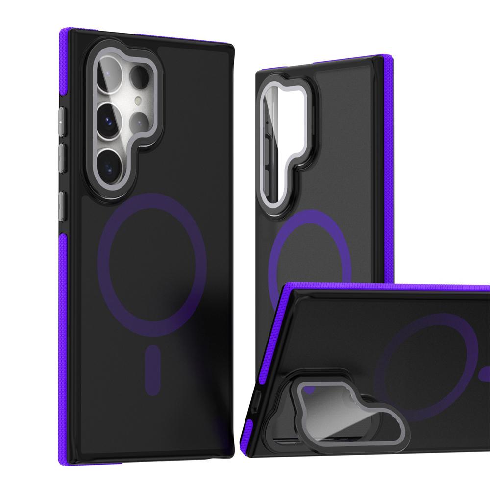 Linsenständer Halter Gradient Transparent Magnetischer Ring Hülle Für iPhone 17 16 15 14 13 Pro Max Für Magsafe Kabelloses Laden Abdeckung