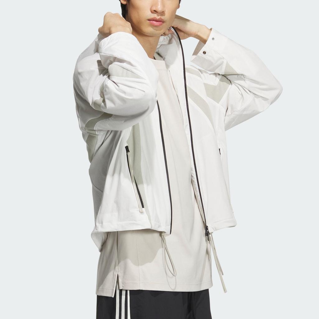 Adidas Future Style Prejacket Woven Sports Casual Hooded Jacket Men Jackets Bright-White JN3428