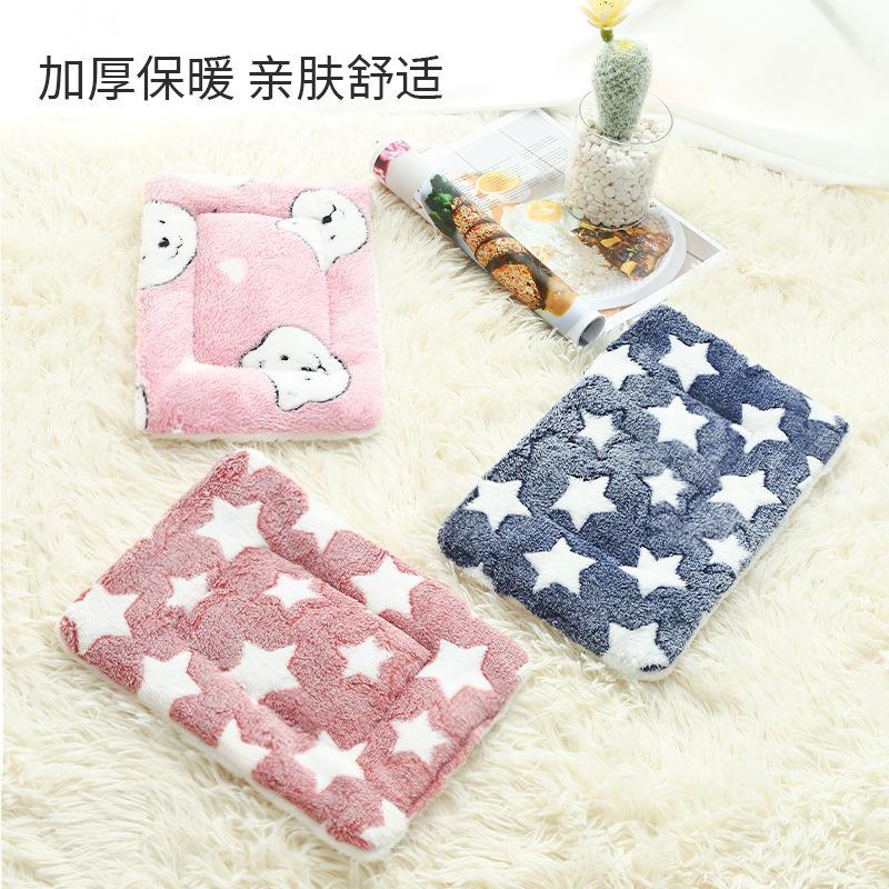 Autumn and Winter Thickened Pet Pad Dog Blanket Pet Nest Bed Quilt Sleeping Pad