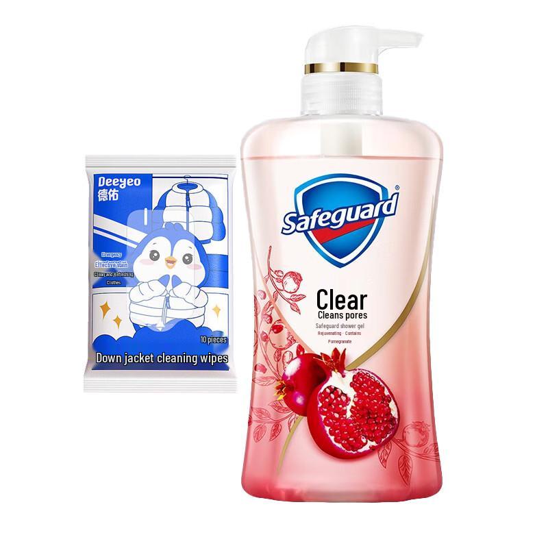 Набор гелей для душа DeYou Wipes & Safeguard Pomegranate