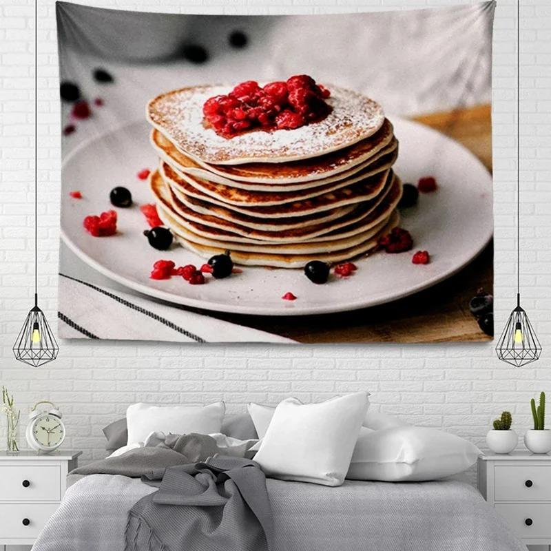 Afternoon Tea Donut Decorative Tapestry Home Wall Living Room Office Decorative Tapestry