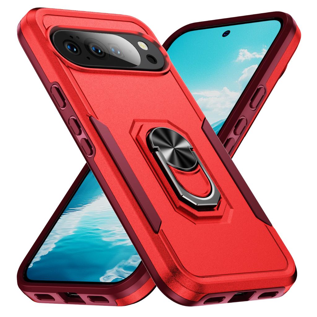 Capa Case com Suporte de Anel Magnético de Alta Resistência Militar Para Google Pixel 10 9 8 7 6 A Pro XL Robusta Fosca Híbrida à Prova de Choque Capa Defensora