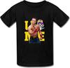 Mens Print John Cena Custom T Shirts Cotton Novetly Tshirt Black