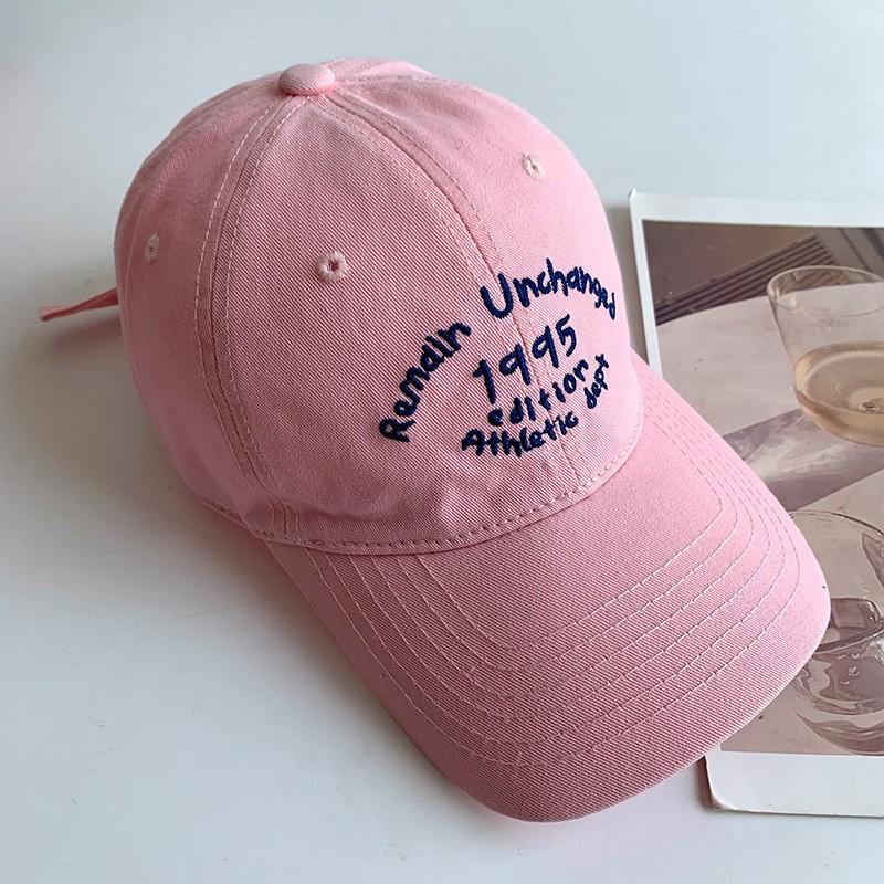 

Letter Embroidery Baseball Cap For Women Soft Cotton Snapback Peaked Hat Korean Girl Hip Hop Sports Dad Trucker Sunshade Caps