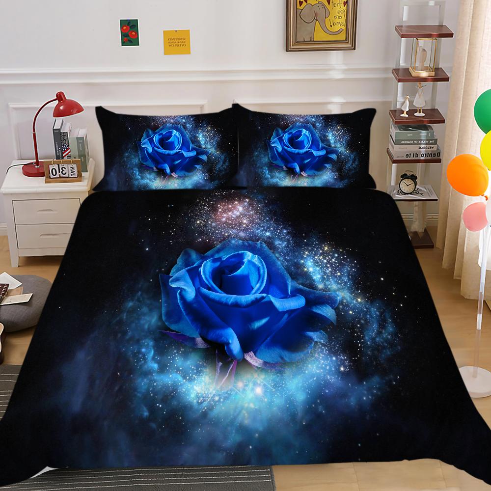 Hot Sell Duvet Cover Starry Animals Home Textiles Queen Size Bedding 3D Romatic Quilt Cover Children Adults Bedding Cover Set