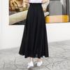 High-Waist A-Line Chiffon Maxi Skirt