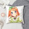 T-The Quintessential Quintuplets Double-Sided Printed Square Pillow Cover Decorative Cushion Cover For Sofa Bedroom Bedside