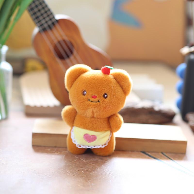 

Милый кулон в виде плюшевого медведя в виде масляной игрушки, кукла-медведь, подвесная сумка для ключей, кукла-кукла 12 cm.