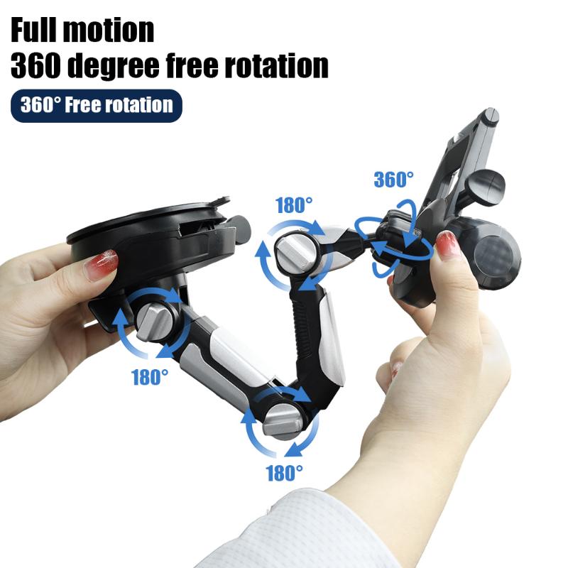 Saugnapf-Autotelefonhalter Dash Windschutzscheibenhalterung Ständer Parkschilder Mobile Handyunterstützung für IPhone 14 13 Pro Xiaomi Huawei Samsung