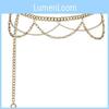 Metal Waist Chain For Women With Intricate Engraving Fashion Belt For Casual Outfits