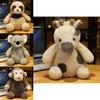 Adorable 25cm Animal Plush Toy Monkey Penguin Dinosaur Soft Stuffed Doll Gift