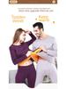 Men's Plus Size Velvet Thermal Underwear Set - Thickened for Autumn Warmth