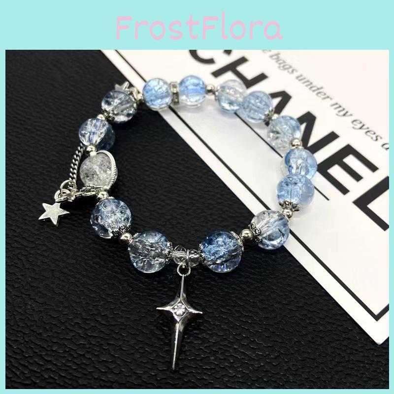 Arrival Deep New Sea Gradient Glass Bead Bracelet For Women Chic And Trendy