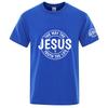 Jesus Way Truth Life Letter Printing 2026 Summer Unisexs Brand Cotton Ordinary Short Sleeve Tshirt Solid Color Casual Tops