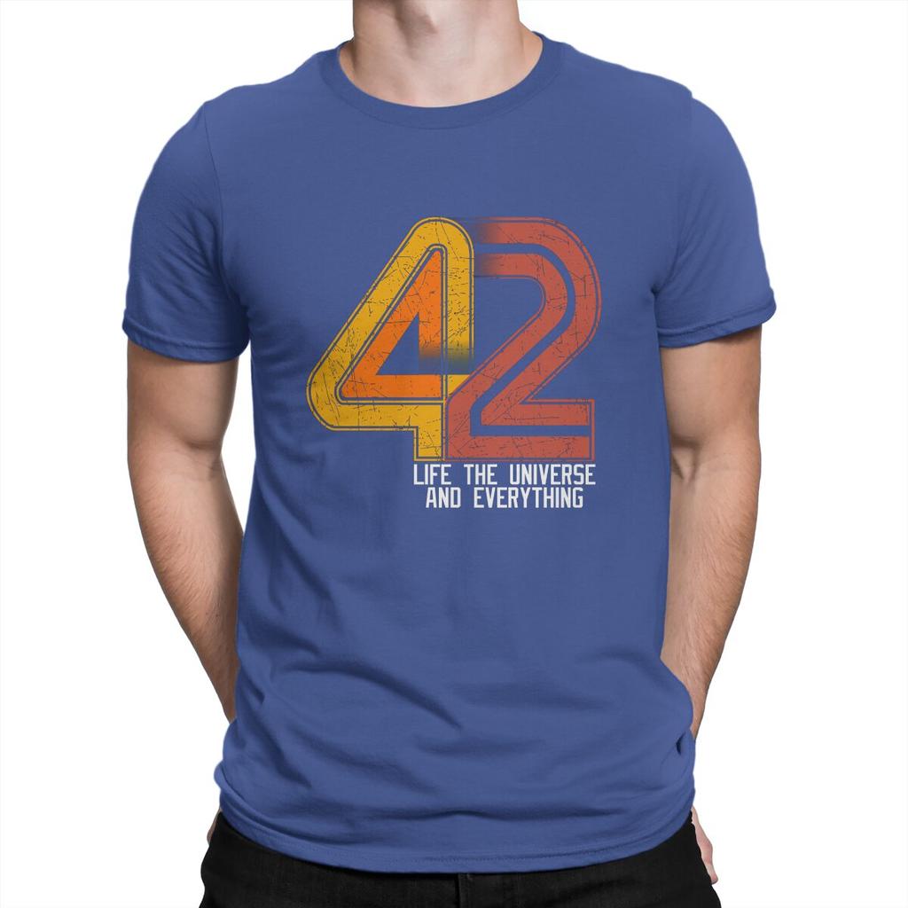 Life the Universe and Everything Men T Shirts The Hitchhikers Guide To The Galaxy Film Awesome Tees Short Sleeve O Neck