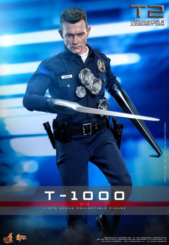 Movie Masterpiece Terminator 2 Scale Figure T-1000 (Version 2.0) 1/6