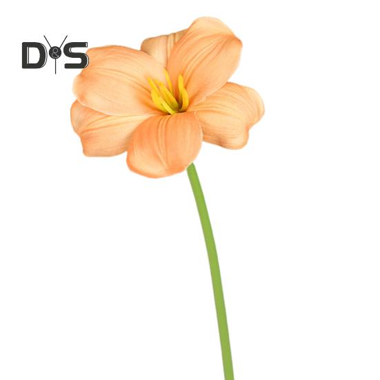 Simulierter Tulpenstrauß Realistische Haptik PU-Blütenblätter Verblassende Vitalität Biegsame Stiele Wartungsfreie Kunsttulpen Heimdeko