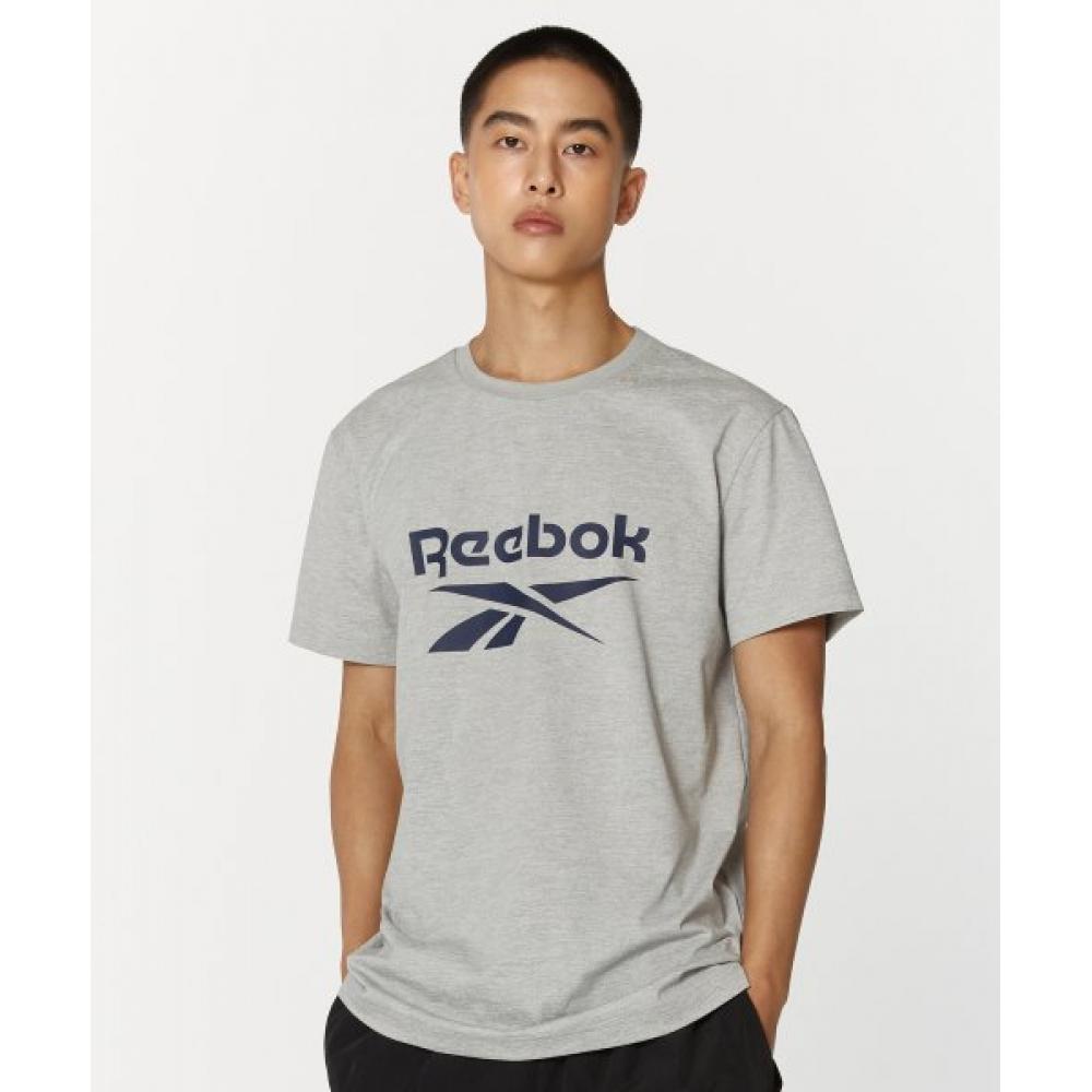 

ФУТБОЛКА REEBOK С БОЛЬШИМ ЛОГОТИПОМ СЕРАЯ