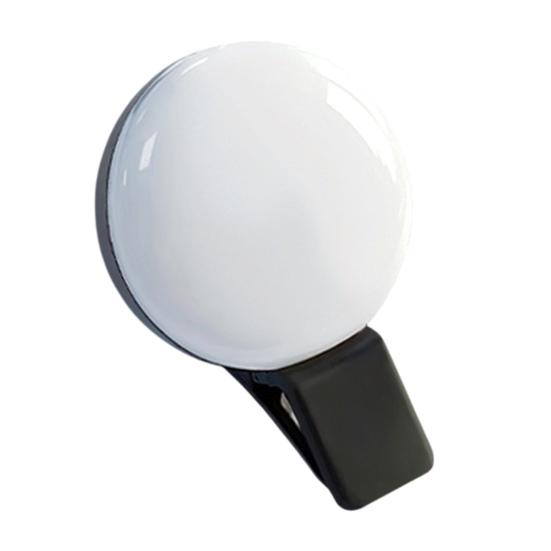 LED-Aufhelllicht mit Clip, wiederaufladbar, einstellbare Helligkeit, für Telefon, Tablet, Laptop, Selfie, Videokonferenz, Live-Streaming, Fotografie, Aufhelllampe