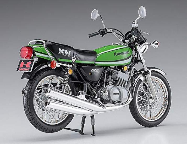 Hasegawa Motorcycle Series Kawasaki Plastic Model BK6 1/12 KH400-A7